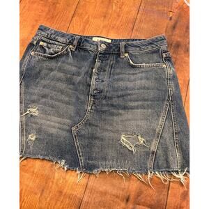 Sz 30 - Free People Denim Skirt
